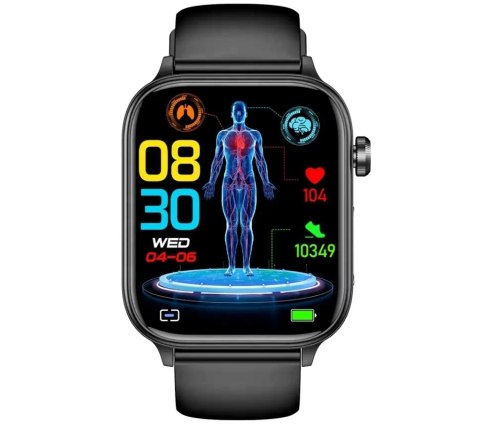 Smartwatch Rubicon RNCF33 EKG Termometr + Pasek Bordowy