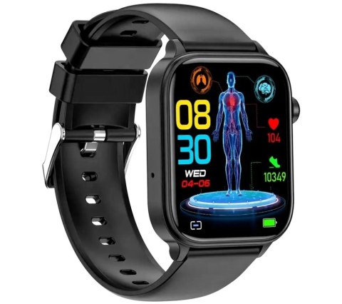 Smartwatch Rubicon RNCF33 EKG Termometr + Pasek Bordowy
