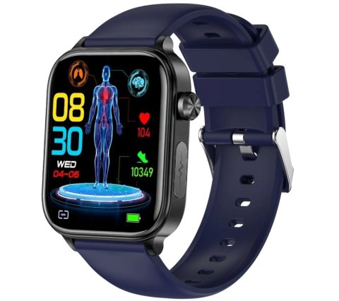 Smartwatch Rubicon RNCF33 EKG Termometr + Pasek Granatowy