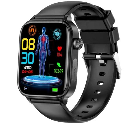 Smartwatch Rubicon RNCF33 EKG Termometr + Pasek Granatowy