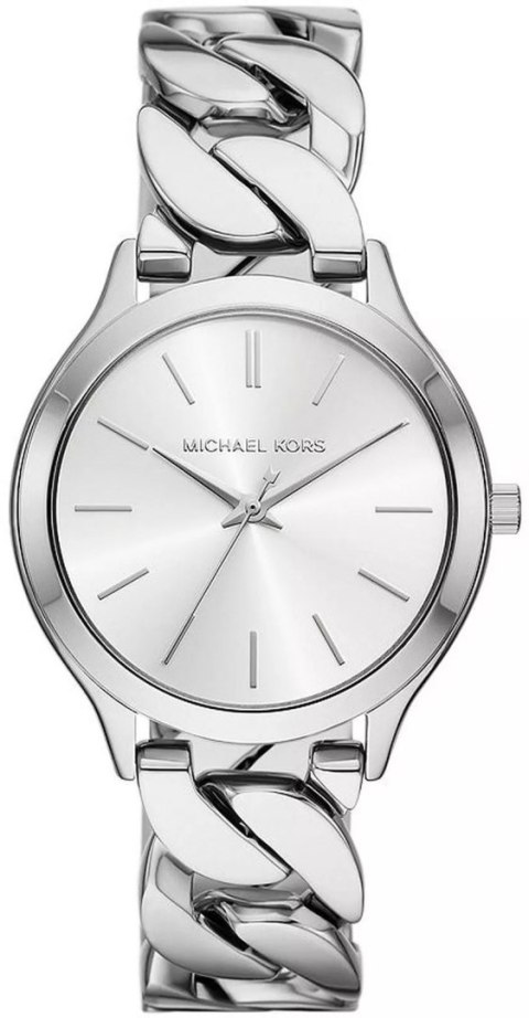 Zegarek Damski Michael Kors Slim Runway MK7474 Srebrny