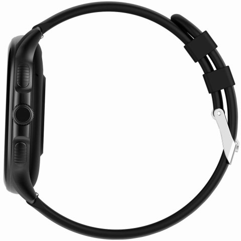 Smartwatch damski Gravity GT12-1 - czarny z bransoletą i paskiem
