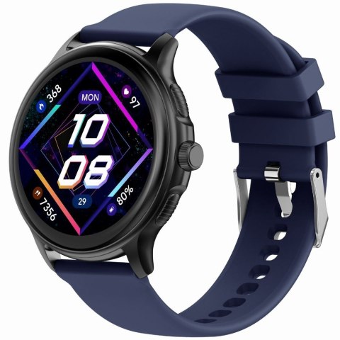 Smartwatch damski Gravity GT12-2 - granatowy z bransoletą