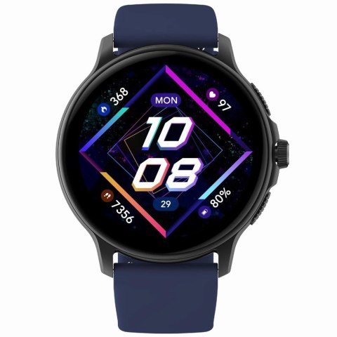 Smartwatch damski Gravity GT12-2 - granatowy z bransoletą