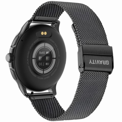 Smartwatch damski Gravity GT12-2 - granatowy z bransoletą