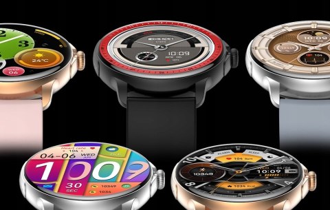 Smartwatch Damski Rubicon RNCF35 Rose Gold - Zestaw 2w1
