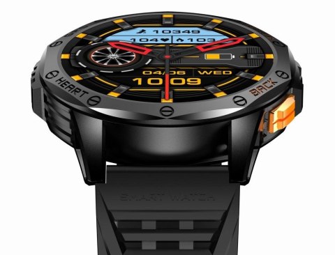 Smartwatch Męski Gravity GT24-1 GPS - Zestaw 2 Pasków Silikonowych
