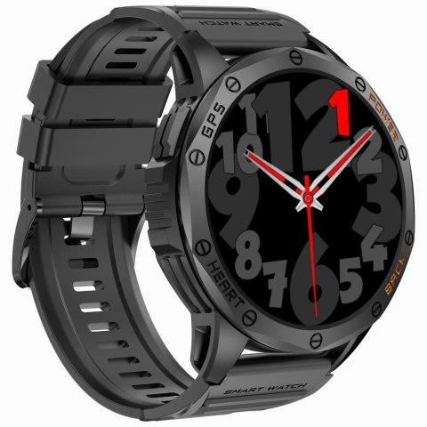 Smartwatch Gravity GT24-5 GPS AMOLED (Czarny + Zielony Pasek)