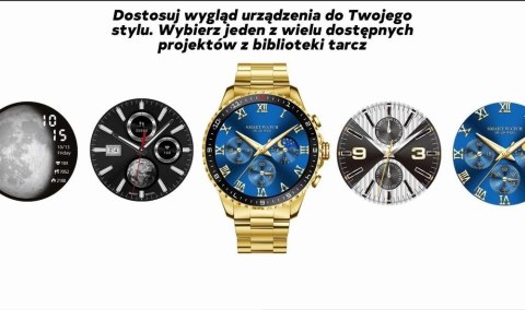 Smartwatch Męski GRAVITY GT16-2 Black z bransoletą