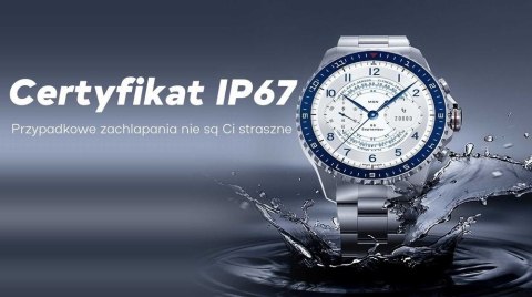 Smartwatch Męski GRAVITY GT16-2 Black z bransoletą