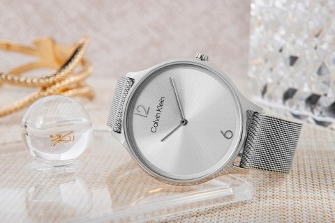 Zegarek Damski Calvin Klein Timeless Mesh Silver 25200001