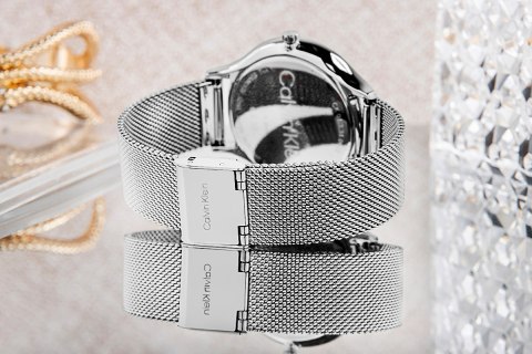 Zegarek Damski Calvin Klein Timeless Mesh Silver 25200001
