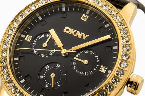 Zegarek Damski DKNY Parsons Multi Glitz Czarny