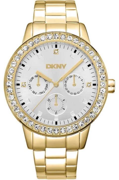 Zegarek Damski DKNY Parsons Multi Glitz Złoty