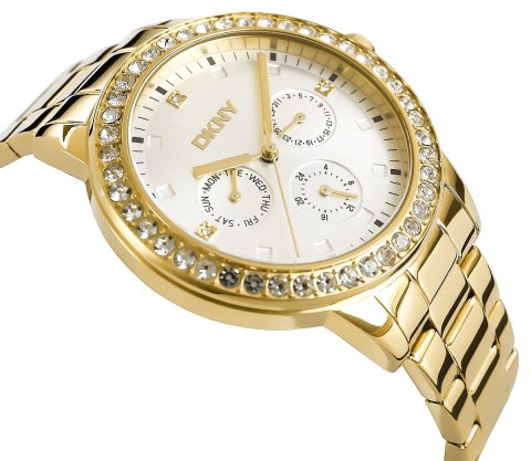 Zegarek Damski DKNY Parsons Multi Glitz Złoty