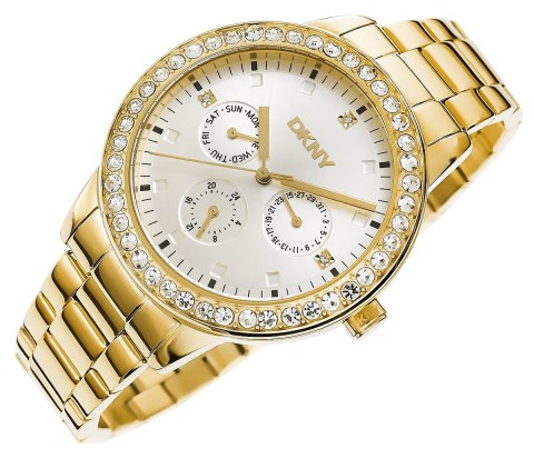 Zegarek Damski DKNY Parsons Multi Glitz Złoty