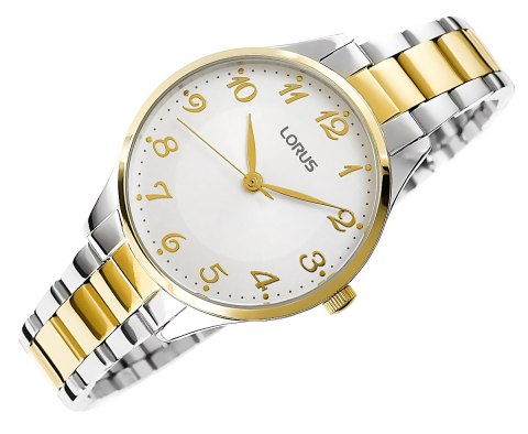 Zegarek damski Lorus Classic RG270VX9 bicolor z pudełkiem