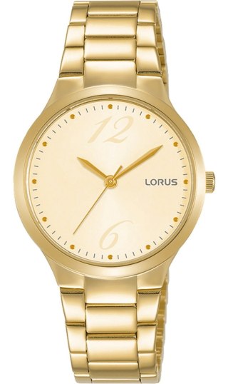 Złoty zegarek damski Lorus Lady RG208UX9 z pudełkiem