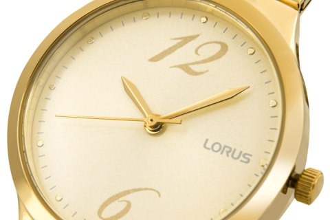 Złoty zegarek damski Lorus Lady RG208UX9 z pudełkiem