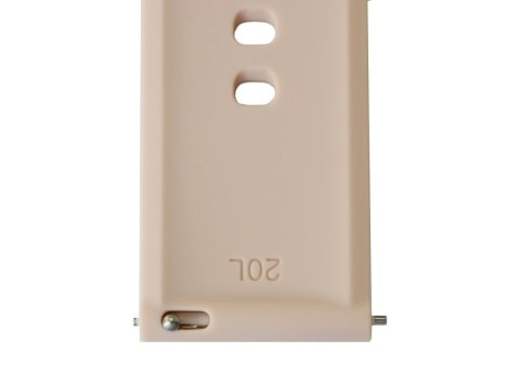 Pasek silikonowy Veltori VT310 20mm - Cappucino