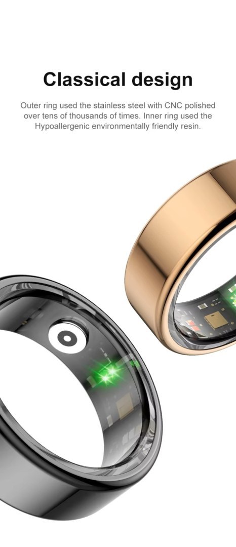 Smart Ring RUBICON R2 Rose Gold SIZE-7