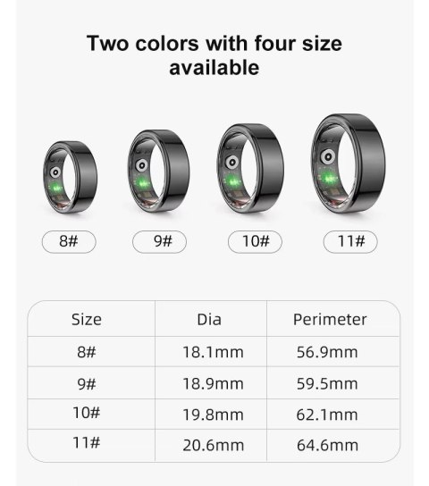 Smart Ring RUBICON R2 Rose Gold SIZE-7