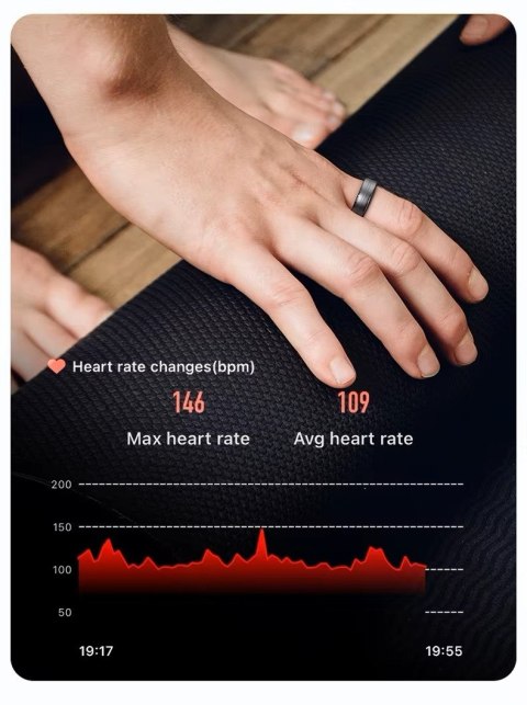 Smart Ring RUBICON R6 Gold/Silver - Rozmiar 10