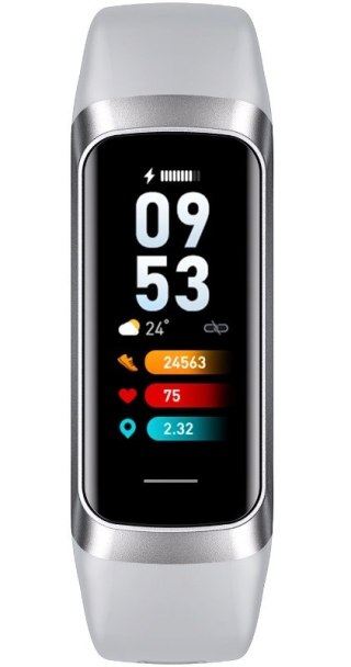 Smartband Damski Rubicon RNCF05 AMOLED Silver/Grey