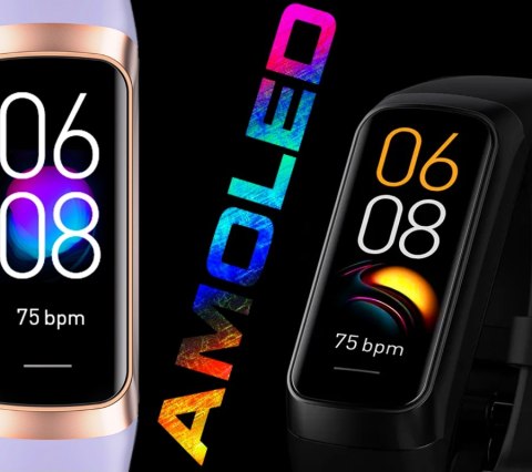 Smartband Damski Rubicon RNCF05 AMOLED Silver/Grey