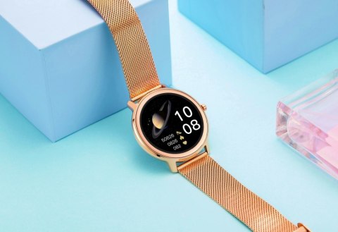 Smartwatch Damski Rubicon RNBE66 Black Super Slim