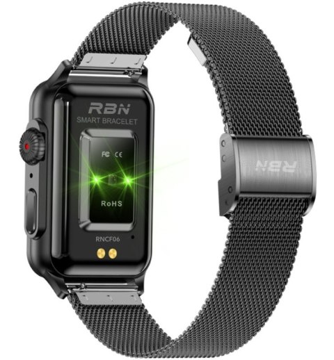 Smartwatch Damski Rubicon RNCF06 Black Mesh