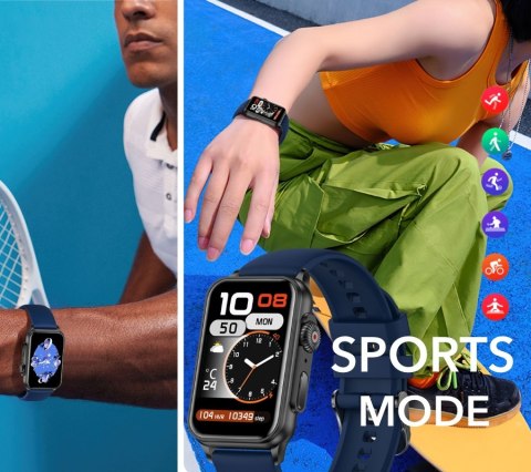 Smartwatch Damski Rubicon RNCF06 Black Mesh