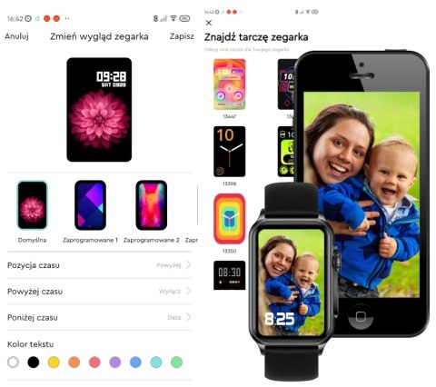 Smartwatch Damski Rubicon RNCF06 Black Silicon