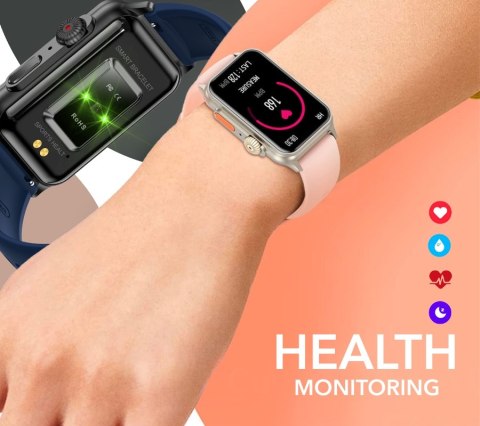 Smartwatch Damski Rubicon RNCF06 Black Silicon