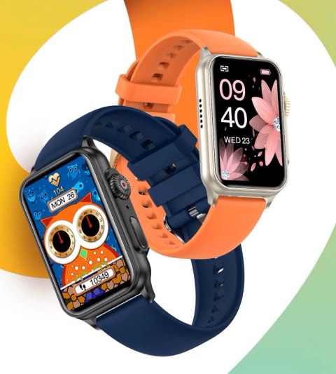 Smartwatch Damski Rubicon RNCF06 Black Silicon