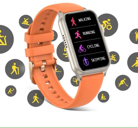 Smartwatch Damski Rubicon RNCF06 - Czarno-Granatowy