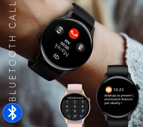 Smartwatch Rubicon RNCF10 AMOLED - Rose Gold 1.43"