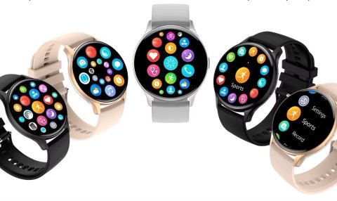 Smartwatch Damski Rubicon RNCF11 AMOLED Bluetooth Call Silver