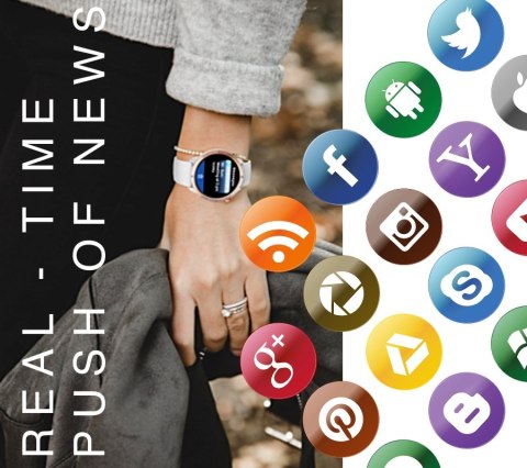 Smartwatch Męski Rubicon RNCF14 AMOLED Bluetooth Call