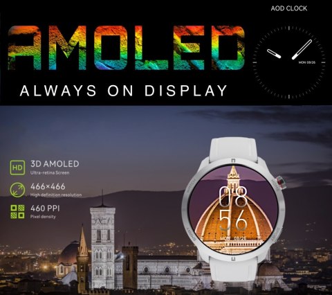 Smartwatch Rubicon RNCF14 Silver White