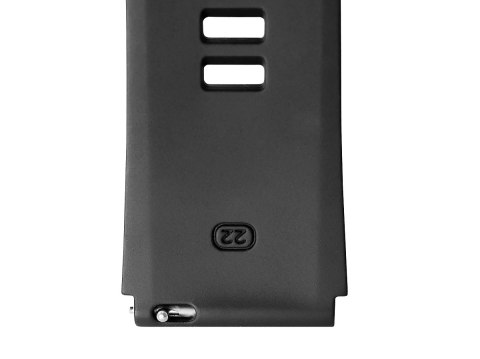 Pasek Silikonowy do Smartwatcha VELTORI VT100 22mm Czarny