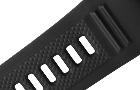 Silikonowy Pasek do Smartwatcha VELTORI VT120 22mm Czarny