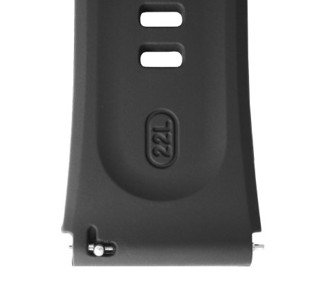 Pasek Silikonowy do Smartwatcha VELTORI VT160 22mm Czarny