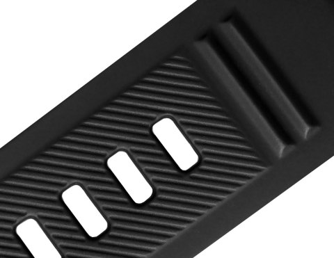 Pasek Silikonowy do Smartwatcha VELTORI VT200 22mm Czarny