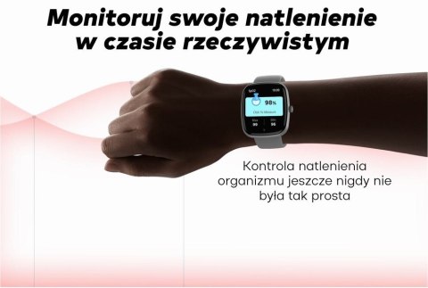 Smartwatch Damski Gravity GT18-5 Srebrny + Szary Pasek