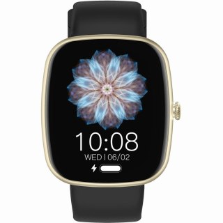 Smartwatch damski Gravity GT18-7 beżowy + dodatkowy czarny pasek