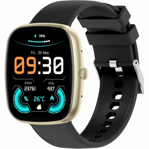 Smartwatch damski Gravity GT18-7 beżowy + dodatkowy czarny pasek