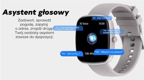 Smartwatch damski Gravity GT18-7 beżowy + dodatkowy czarny pasek
