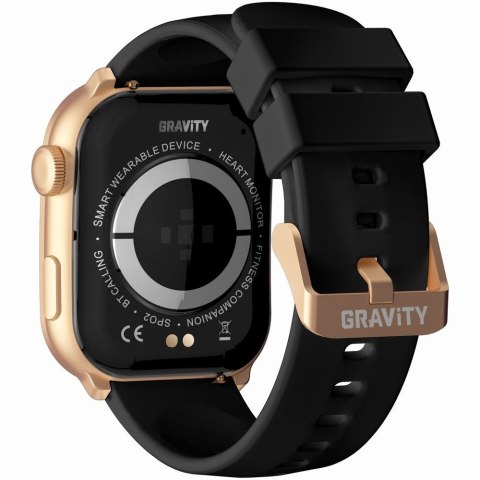 Smartwatch damski Gravity GT28-5 złoty + pasek i bransoleta