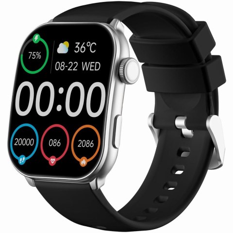 Smartwatch Damski Gravity GT28-9 Czarno-Srebrny + Bransoleta